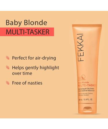 FEKKAI Baby Blonde Multi-Tasker 5oz: Lighten, Tone, and Brighten Blonde Hair | Vegan & Sulfate Free - Buy Online on GoSupps.com