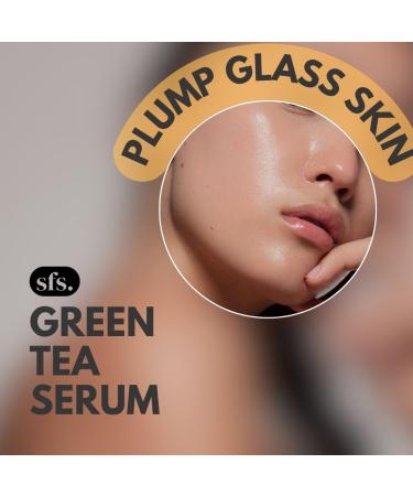 Clarifying Green Tea Hyaluronic Acid Serum | Niacinamide | Skin Repairing Face Serum for Red Light Therapy - International Shipping - Buy Online on GoSupps.com