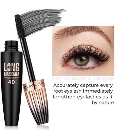 Buy Waterproof 4D Silk Fiber Mascara - Volume & Length for Dense Eyelashes | International Shipping - Buy Online on GoSupps.com