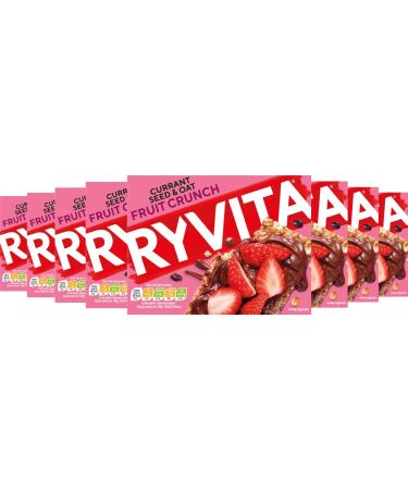 Ryvita Fruit Crunch - Currants Seeds and Oats Crispbread | Healthy Snack | High in Fibre | 8 PACKS of 200 g & Multigrain Crispbread | Healthy Snack | High in Fibre | 16 PACKS of 250g Fruit Crunch + Multigrain Crispbread - Buy Online on GoSupps.com