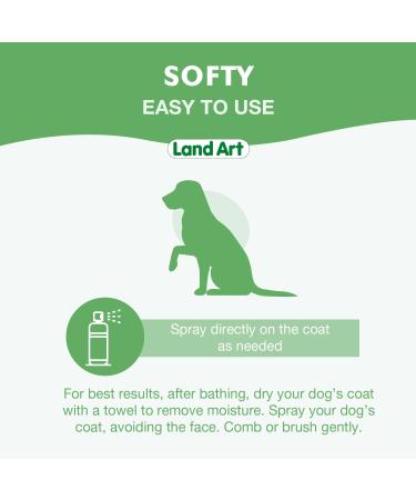 Detangler Shine Builder & Conditioner for Dogs Helps to Achieve a Smooth and Shiny Coat - Made with Certified Organic Aloe Vera - 240ml - Made in Canada - Buy Online on GoSupps.com