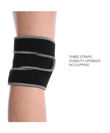 Buy Knee Brace for Meniscus Tear - Patellar Tendon Support Strap with Silicone Spacers - Post Surgery Swelling Relief - Buy Online on GoSupps.com