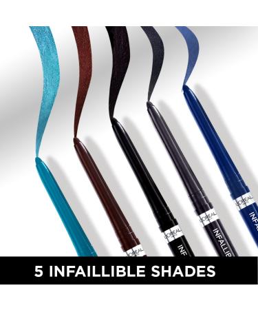 L'Or al Paris Infallible Waterproof Gel Eyeliner - Intense Black 36H Wear Smokey Eyes 1g - Automatic Grip with Integrated Sponge - Buy Online on GoSupps.com