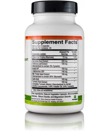 Micro Balance MycoDetox Liver Support | Enhanced Liver Detox & Bile Flow | Kidney Function Support - 120 Capsules - Buy Online on GoSupps.com