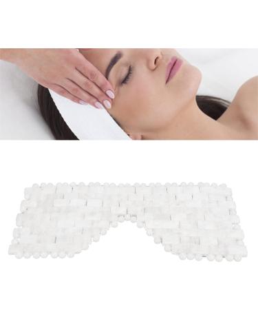 Quartz Sleep Mask with White Jade Stones - Anti-Wrinkle Massage Eye Mask for Relaxation & Beauty - Buy Online on GoSupps.com