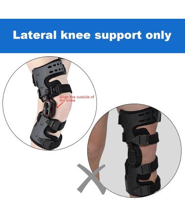 OA Unloader Knee Brace for Osteoarthritis & Arthritis Pain Relief | Cartilage Repair & Joint Support - Right Gray - Buy Online on GoSupps.com