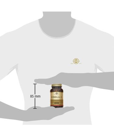 Solgar Omega 3 - Cardiovascular - Essential fatty acid for the body - Concentrated formula - Food supplement - Bottle of 30 capsules - Buy Online on GoSupps.com