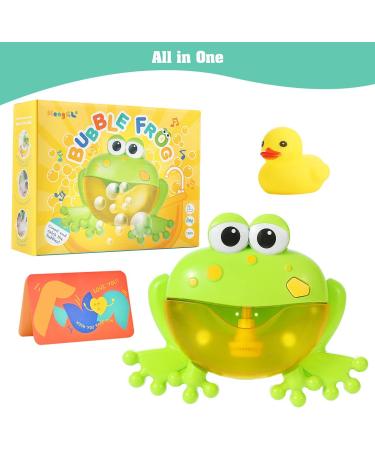 HengGL Baby Bath Bubble Toys Set - Frog Bubble Maker with 12 Music, Fun Shower Toys for Boys and Girls - Buy Online on GoSupps.com