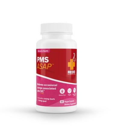 Redd Remedies, PMS ASAP, Includes Cramp Bark & Dong Quai, 60 Vegan Capsules