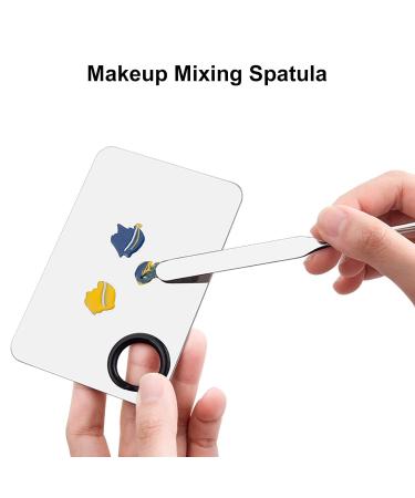 Buy Stainless Steel Makeup Spatula - Slanted Head Mixing Tool for Makeup & Nail Art - Perfect for Manicure Expert Techniques - Buy Online on GoSupps.com