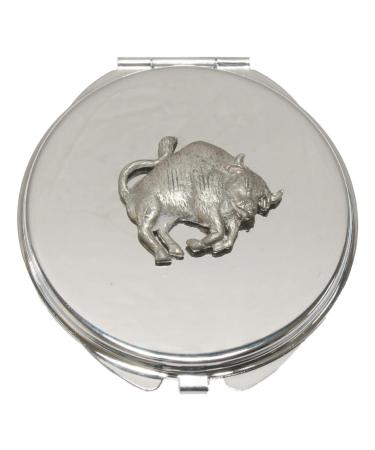 Bull Compact Mirror Handbag Gift With Free Engraving 46