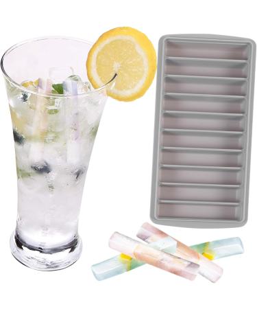 Zerodeko 1pc 10 Silicone Ice Trays Silicone Molds Ice Cube Reusable Silicone Square Mold Ice Maker Tool Bar 24.5X11.5CM Grey - Buy Online on GoSupps.com