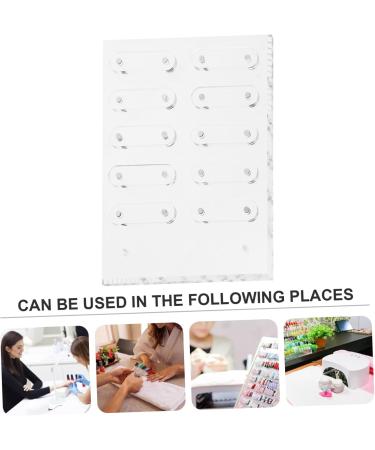 HAPINARY 1 Set Nail Display Board Magnetic Nail Art Display Board Nail Art Showing Board Nail Art Display Stand Nail Art Magnetic Display Board Nail Salon Display Boards Nail Salon Supply 20.00X16.00X0.40CM Transparent 1 - Buy Online on GoSupps.com