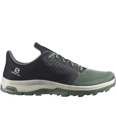 Salomon Men's Outbound Prism Hiking Shoes - Black/Castor Gray/Rainy Day - Size 9.5 - Buy Online on GoSupps.com