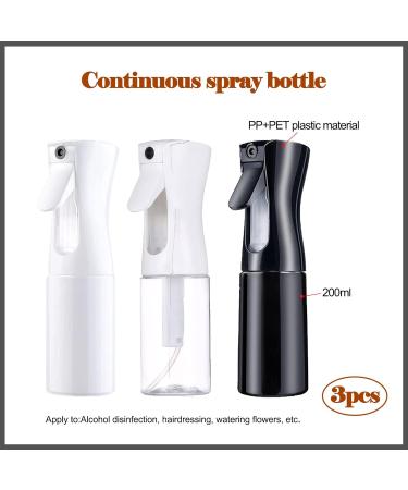 3 Pack Hair Spray Bottles - Water Caller Hairdresser Tool (200ml) for Salon Quality Styling - Buy Online on GoSupps.com