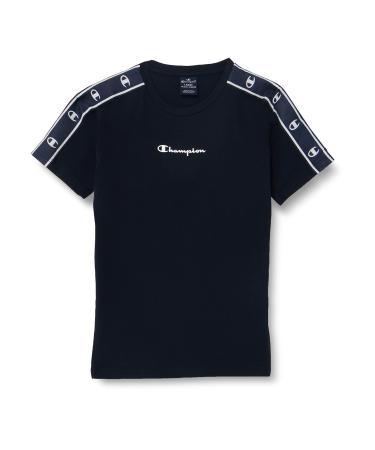 Champion Boys Legacy American Tape Small Logo S/S T-Shirt 3-4 Years Navy
