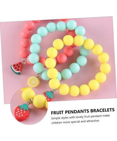 ifundom 3pcs Children's Bracelet Bracelets for Kids Bangles for Kids Bracelet for Girls Kids Bangles Kids Decor Beads for Kids Toddler Accessories Soft Ceramic Frosted Beads Simple - Buy Online on GoSupps.com