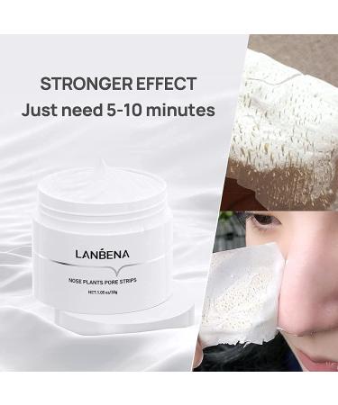 LANBENA Blackhead Remover Face Peel Off Mask 1.05 oz - Pore Strip for Nose & Face Blackheads - Buy Online on GoSupps.com