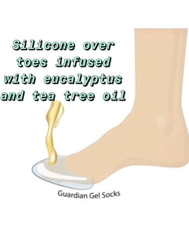 GUARDIANGEL Diabetic Neuropathy Socks for Men | Silicone Cushioned Toes, Arch Compression, Bunion Guard | Prevent Swelling/Ulcers | Podiatrist Recommended | Size 9-14 - Buy Online on GoSupps.com