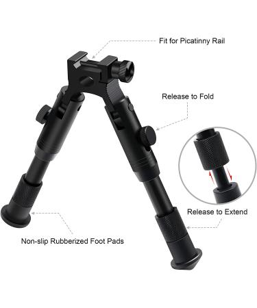 TWOD 3 in 1 Bipods | Adjustable 6.3-6.9 inch | With Adapter - Buy Now - Buy Online on GoSupps.com