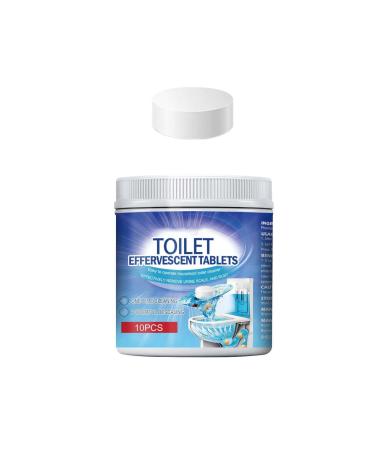 Toilet Effervescent Tablets Effective Cleaning For Toilet Stains Odor Elimination And Freshening Lint Pro Lint (Blue One Size) Blue One Size