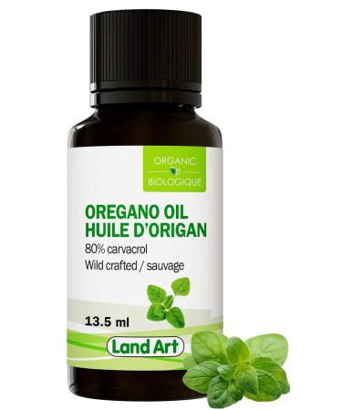 Certified Organic Oregano Oil 13.5ml - Supports Immune System - 100% Wild - from Turkey Extra Strength - min. 80% Carvacrol Bottled in Canada