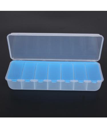 Demiawaking Large 7 Compartment Storage Box for Jewelry Contact Lenses & Medicine | Convenient Organizer | International Shipping - Buy Online on GoSupps.com