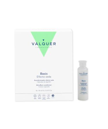Valquer - Professional Natural Silk Hair Conditioner - Repairing and Nourishing - 12x15 ML