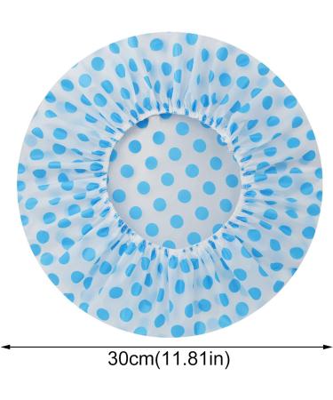 Jiusike Large Waterproof Hair Bath Cap - Reusable Silicone Shower Cap for Extra Hair Care | Multicolor One Size - Buy Online on GoSupps.com