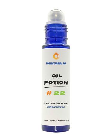 Oil Potion # 22 Inspired by Bergamote 22 Unisex Uncut Grade A Fragrance Body Oil Dupe Concentrated Long Lasting Roll-On 10ml / 0.33 oz