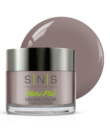 SNS Nail Dip Powder Gelous Color Dipping Powder - Central Park Pigeon (Gray/Taupe Cream) - Long-Lasting Dip Nail Color Lasts up to 14 days - Low-Odor & No UV Lamp Required - 1 Oz BP19 Central Park Pigeon