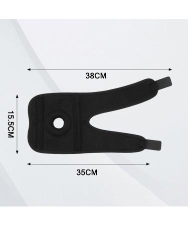 Elbow Brace Support for Golfer's & Tennis Elbow - Breathable Compression Sleeve with Adjustable Strap for Pain Relief & Tendonitis Treatment - 38cm Black - Buy Online on GoSupps.com
