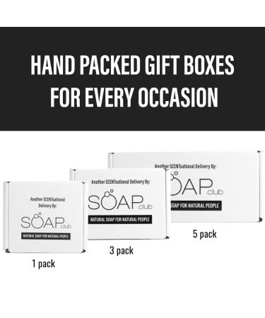 Summer Blossom Natural Bar Soap for Women - Fruity Cherry & Roasted Almond Scent - Ideal Gift Set by SOAP CLUB - Buy Online on GoSupps.com