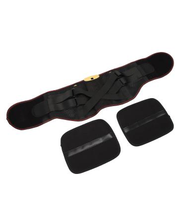 Buy Comfortable Black Lumbar Support Waist Belt | Flexible & Cool Fit for Sports (M) - International Shipping Available - Buy Online on GoSupps.com