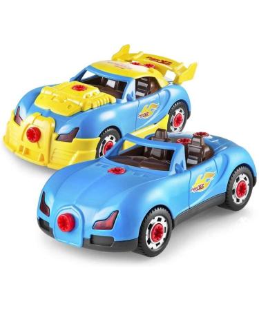 Play22 Take Apart Racing Car Toy - 30 Piece Set with Engine Sounds & Lights - Drill Included - for Kids - Original Version - Buy Online on GoSupps.com
