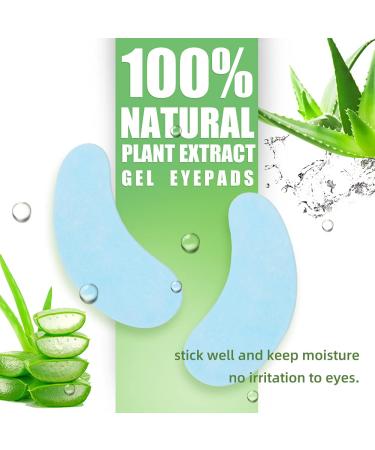 Lunamoon Eye Pads for Eyelash Extensions | Blue Eyelash Lifting & Coloring Patches | 50 Pairs - Buy Online on GoSupps.com