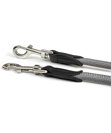 Leitengr n Dog Leash Derby - 2m Adjustable Nylon Leash for Medium to Large Dogs | Robust Pigeon Gray Design - Buy Online on GoSupps.com