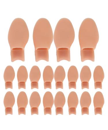 10Pcs Orthopedic Bunion Splint allux Valgus Correction Bunion Corrector Toe SeparatorsTools & Accessories(Skin Color)