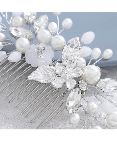 Yean Opal Crystal Wedding Hair Comb - Bridal Hair Accessory for Women and Girls - Buy Online on GoSupps.com