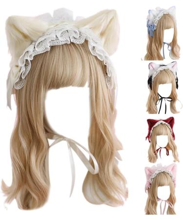 AJTUTUS Ear Headband with Detachable Tie for Women and Girls Supplies for Adults Women Female Costume Cosplay - Buy Online on GoSupps.com