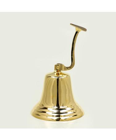 Nagina International Brass Ships Bell with Bracket and Rope Ringer - Maritime Nautical Decor - Buy Online on GoSupps.com