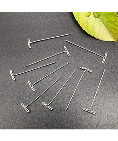 AMZMAMZ 150 pcs Stainless Steel T-Pins for Blocking Knitting, Modelling, Wig Making & Crafts with Storage Box - 1.5inch & 2 Inch - Buy Online on GoSupps.com
