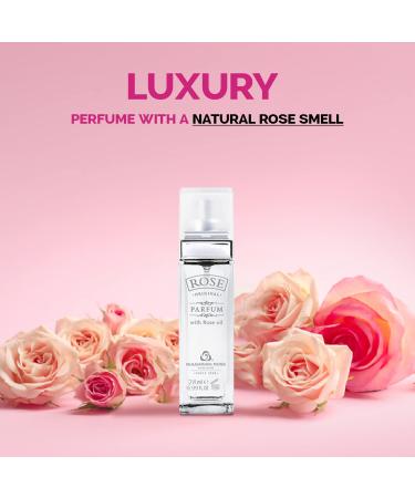Rose Bulgarian Perfume - Natural Original Parfum - Aromatic Fragrance - Long Lasting Freshness - Paraben Free - Unisex Perfume - Perfect for Everyone - 28ml - Buy Online on GoSupps.com