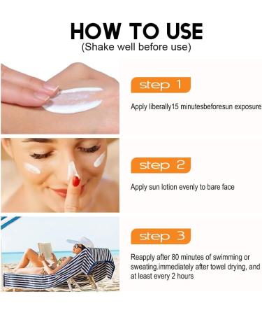 Trendyfave Face Sunscreen Spf 50 Face Moisturiser Sweat Resistant & Non-Greasy Sun Cream Sunscreen Protects Delicate Skin Against Sunburn And Long-Term Uv Damage All Skin Types Travel Size - Buy Online on GoSupps.com
