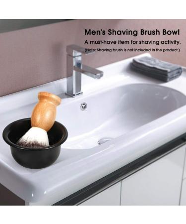 Premium Black Shaving Soap Peel Cup for Men - Reusable Smooth Shaving Bowl for Soap & Cream - Buy Online on GoSupps.com