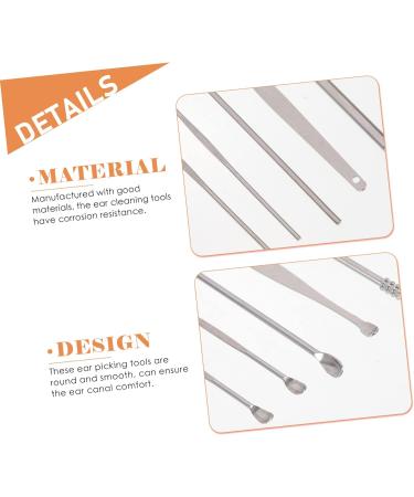 DOITOOL 15 Sets Tool Care Personal Case Pu Scoop of Clean Earpick Spiral Pick Spoon for Picking Inner Ear Outdoor Adults Removal with Earwax Household Tools Remover Picker Curette Color Assorted Colorx5pcs 9.2X0.5X0.5CMx5pcs - Buy Online on GoSupps.com