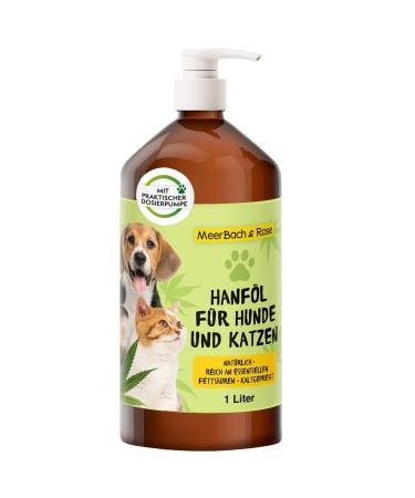liter hemp oil for animals hemp oil for dogs and cats barf oil dog fish oil for dogs natural product - Buy Online on GoSupps.com
