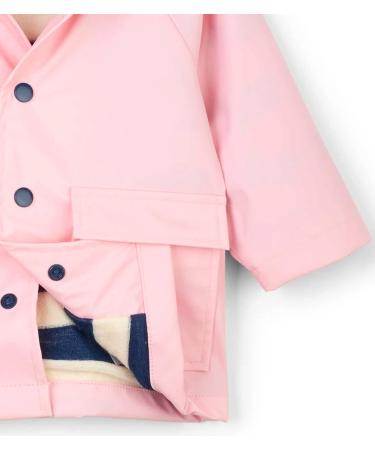 Hatley Baby Girls Raincoat 9-12 Months - Classic Pink & Navy | Waterproof Jacket - Buy Online on GoSupps.com