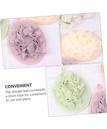 FOMIYES 8 pcs Bath Flower Foam Loofah Sponge - Soft Shower Puff for Body Cleaning - Ideal for Bathing & Relaxation - Buy Online on GoSupps.com