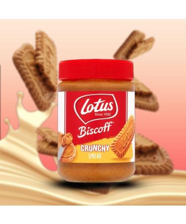 Lotus Biscoff Crunchy Original Caramelised Spread | Crunchy-Delicious Biscoff-Spread | Vegan Friendly Nut Free - Pack of 1 x 380g - Buy Online on GoSupps.com